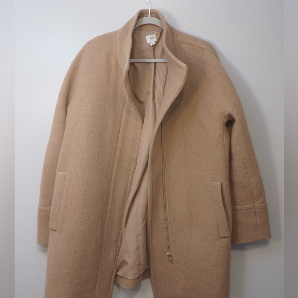 J. Crew Tan Wool Coat